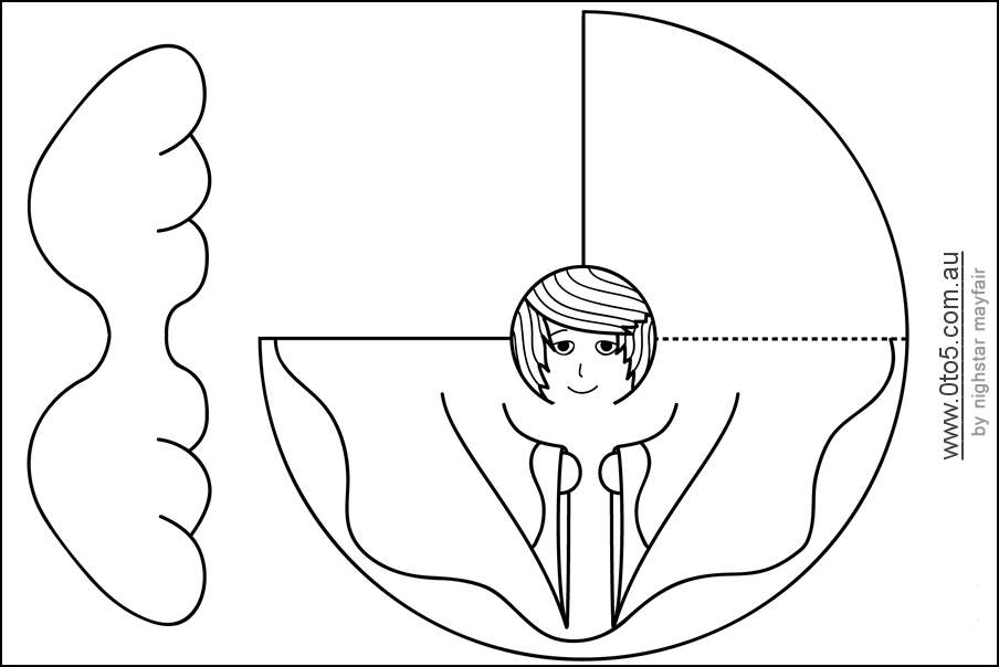 0to5 template christmas_angel-activity