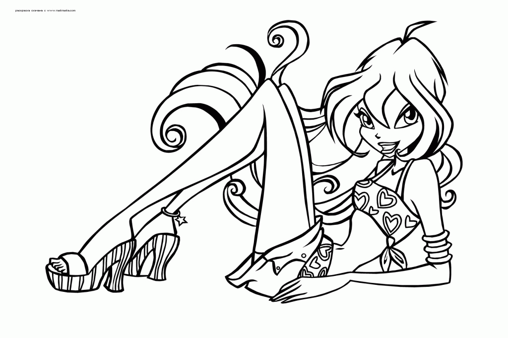 Winx Club Fairy Sitting on Floor thumbnail
