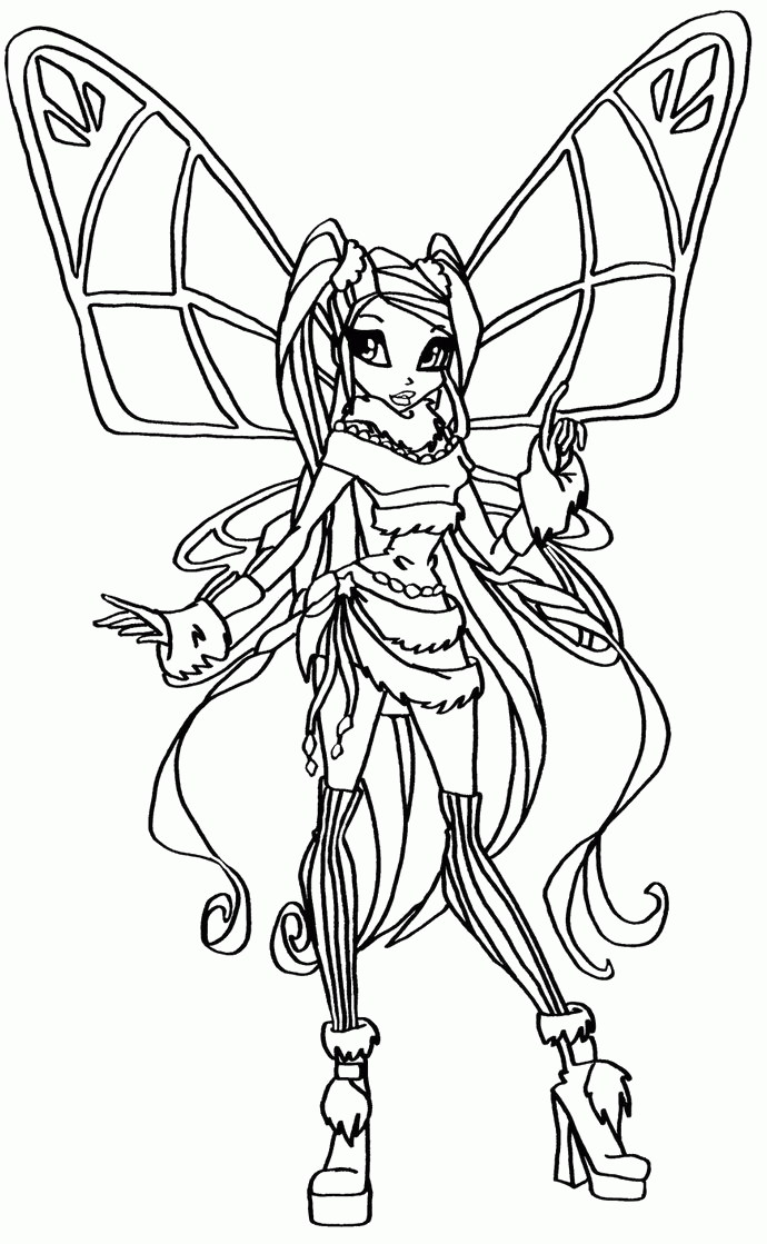 Winx Club Fairy Standing with Wings thumbnail