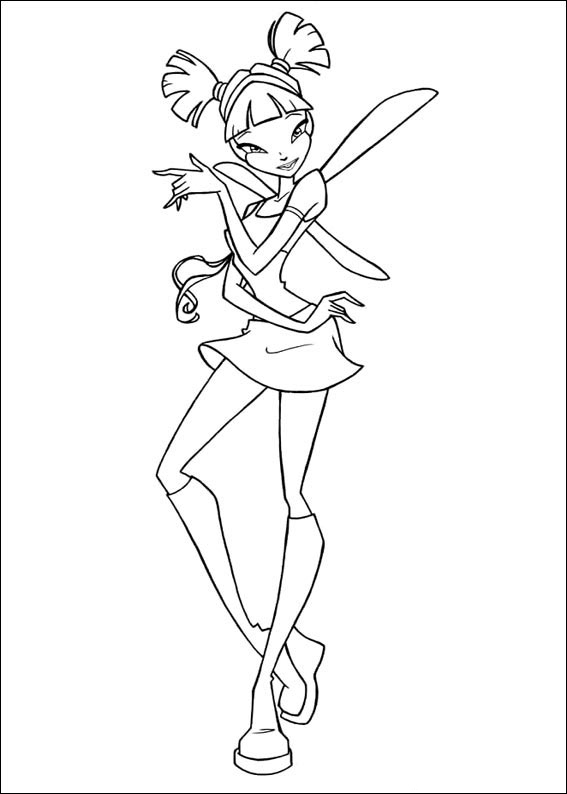Winx Club Fairy Standing with Wings thumbnail