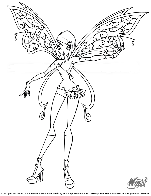 Winx Club Fairy Standing with Wings thumbnail