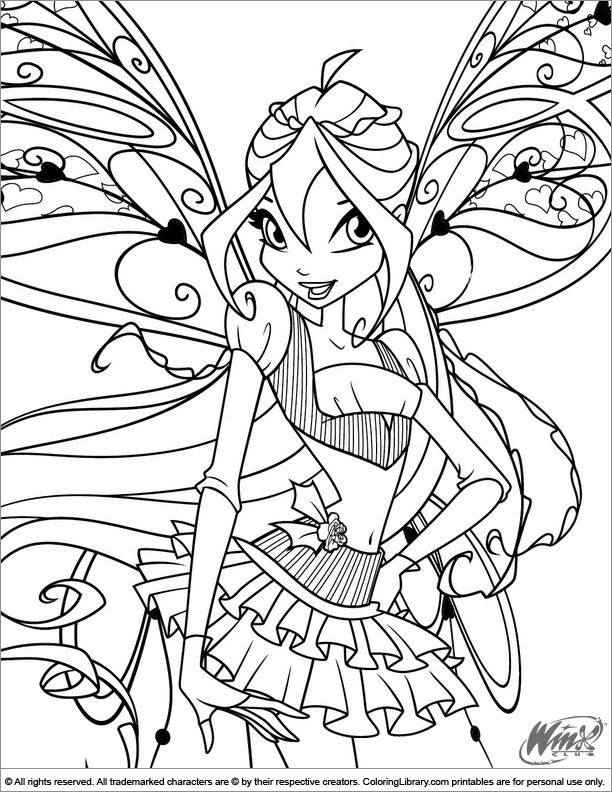 Winx Club Coloring Pages thumbnail