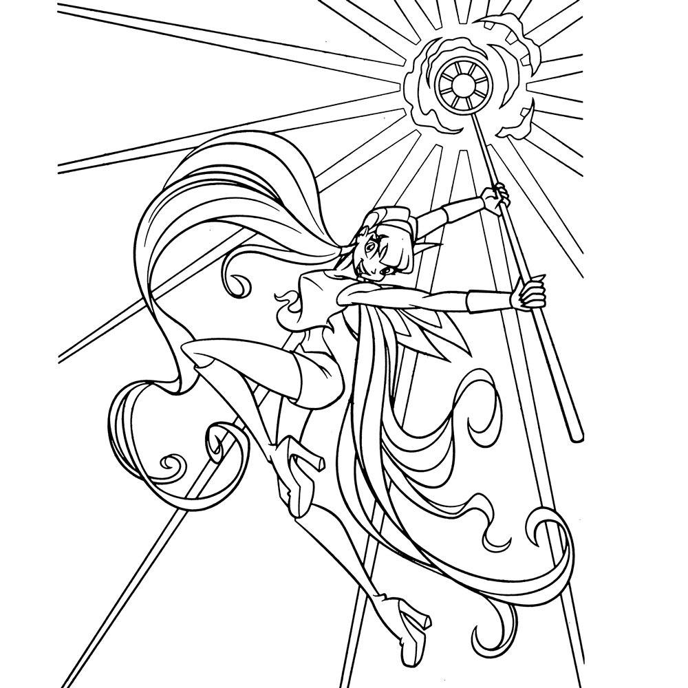 Winx Club Fairy with Sun Staff thumbnail