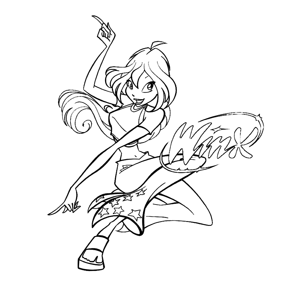 Winx Club Layla Fairy Action Pose thumbnail