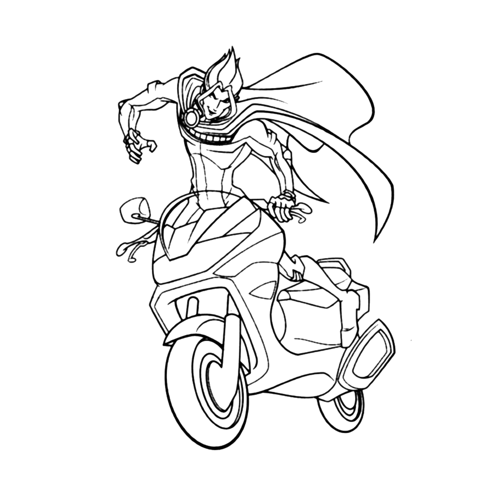 Winx Club Superhero on Scooter thumbnail