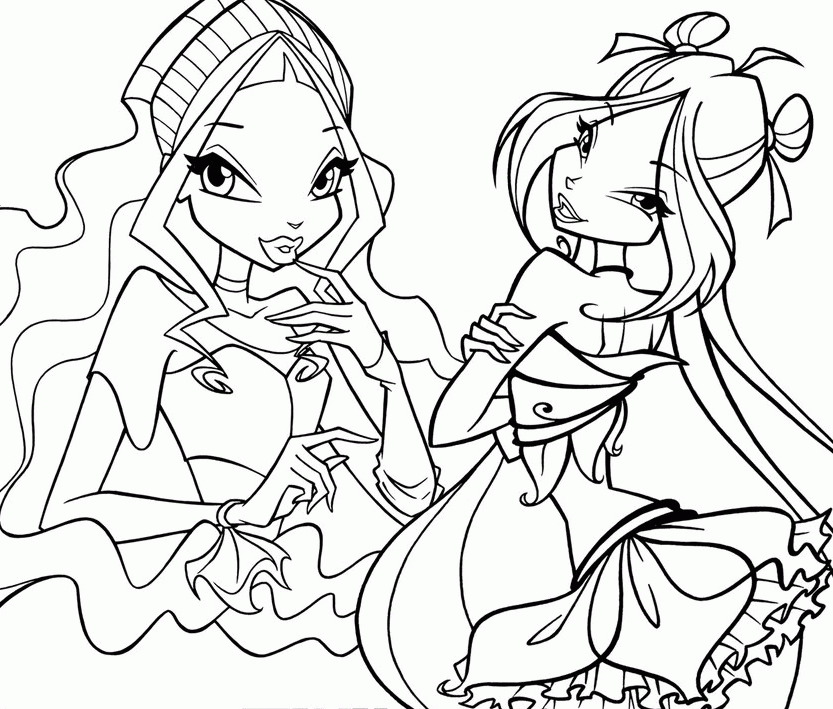 Winx Club Two Fairies Portrait thumbnail