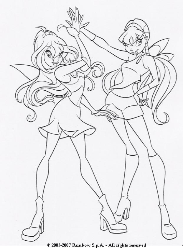 Winx Club Two Fairy Friends Waving thumbnail