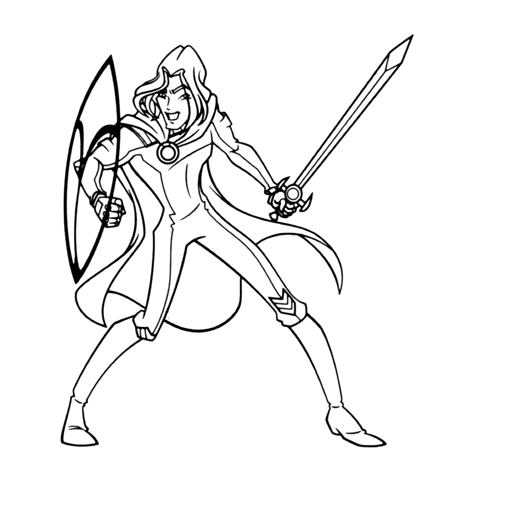 Winx Club Warrior Fairy with Sword and Shield thumbnail